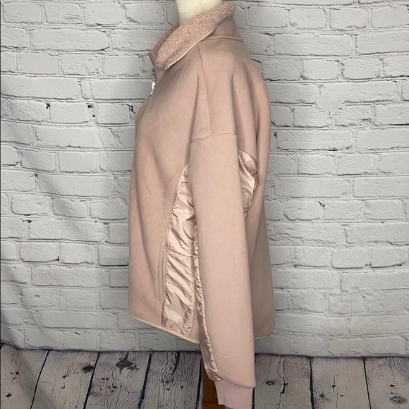 H&M WOMENS SPORT TRACK JACKET IN POWDER PINK - Picture 3 of 7